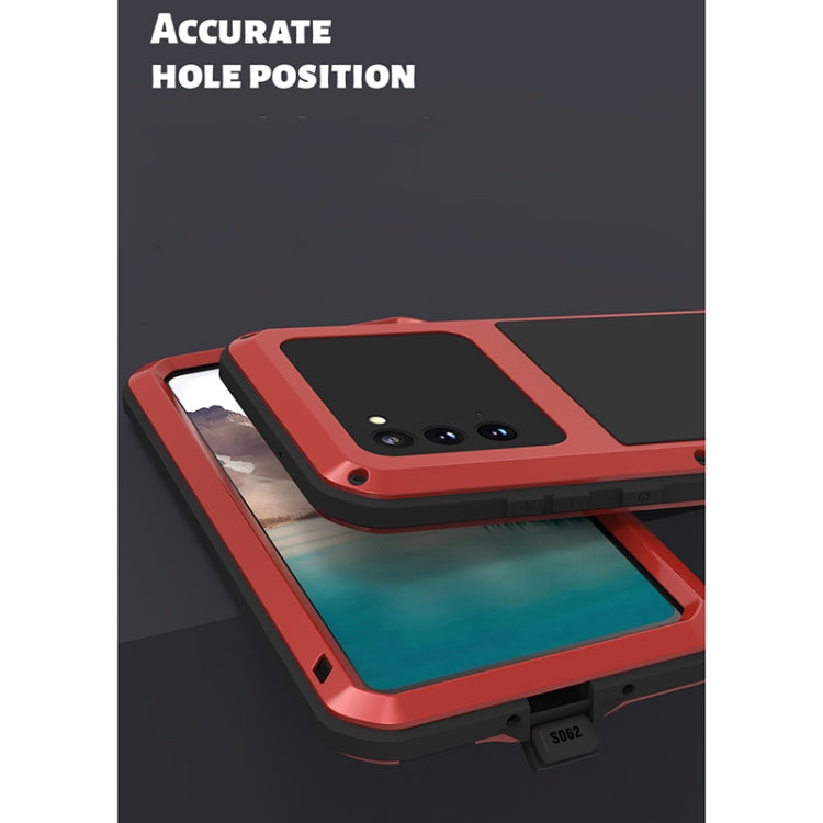 For Samsung Galaxy Note 20 LOVE MEI Metal Shockproof Waterproof Dustproof Protective Case without Glass(Army Green) - Galaxy Note20 Cases by LOVE MEI | Online Shopping South Africa | PMC TechLife | Buy Now Pay Later Mobicred