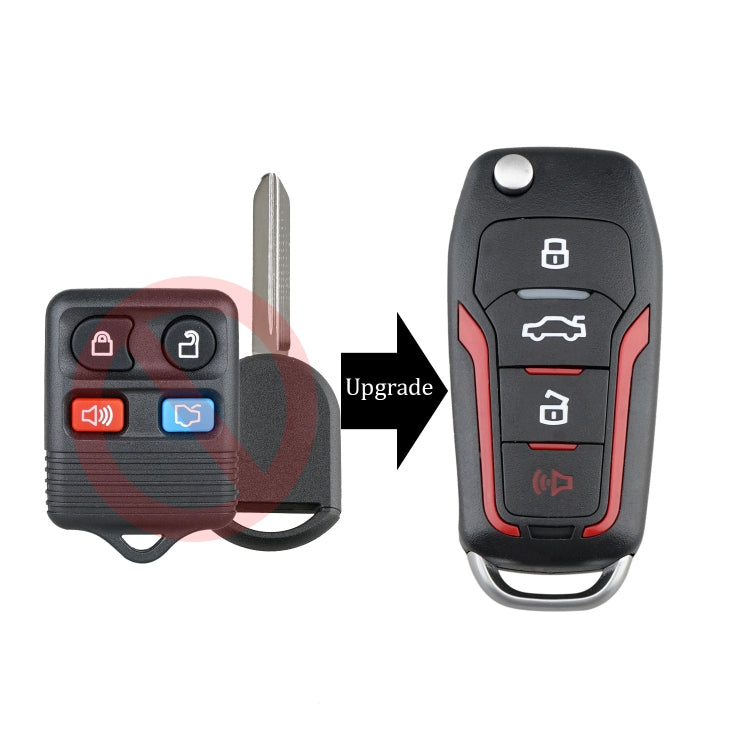 Car Key CWTWB1U345 63 Chip Single Frequency 315 Frequency for Ford 4-button Folding - Remote Car Key by PMC TechLife | Online Shopping South Africa | PMC TechLife | Buy Now Pay Later Mobicred