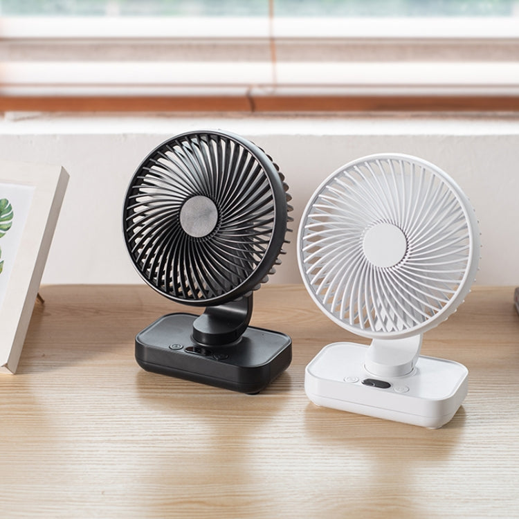D606Y Portable Desktop Oscillating Small Fan (Black) - Electric Fans by PMC TechLife | Online Shopping South Africa | PMC TechLife
