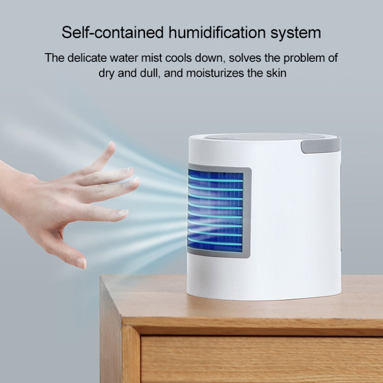 WT-F11 380ml Portable Elliptical Water-cooled Fan (Blue) - Electric Fans by PMC TechLife | Online Shopping South Africa | PMC TechLife | Buy Now Pay Later Mobicred