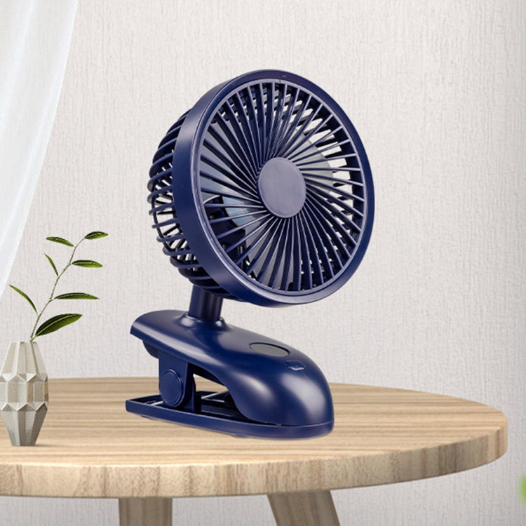 F601 Multifunctional Clip-on Electric Fan with LED Display (Blue) - Electric Fans by PMC TechLife | Online Shopping South Africa | PMC TechLife | Buy Now Pay Later Mobicred