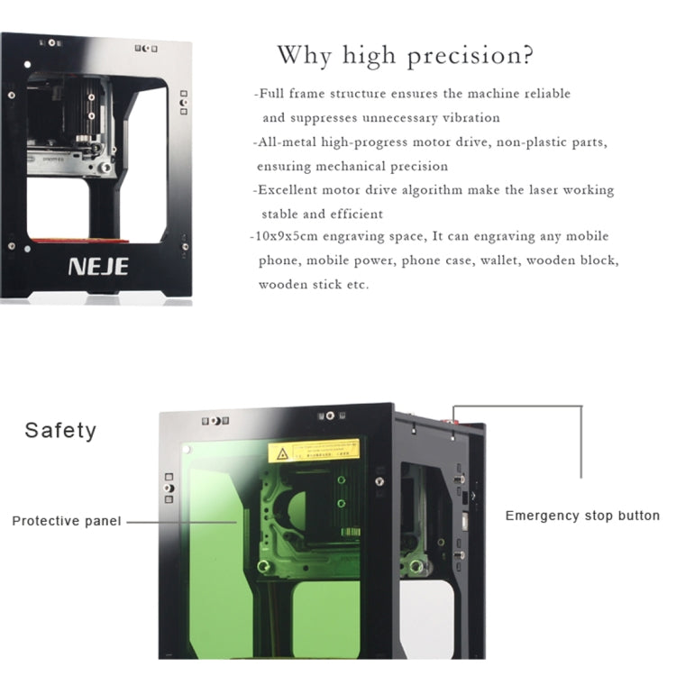 NEJE KZ 3000mW Bluetooth DIY USB Laser Engraver Carving Machine - free shipping - PMC TechLife - Order now!