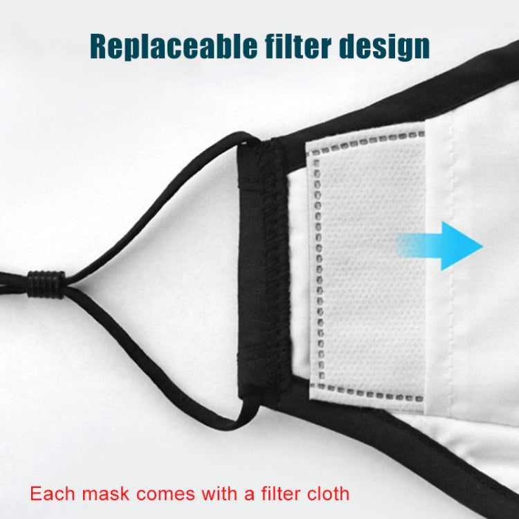 For Men Women Washable Replaceable Filter Breath-Valve PM2.5 Dustproof Face Mask(Grey) - Protect Case by PMc TechLife | Online Shopping South Africa | PMc TechLife | Buy Now Pay Later Mobicred