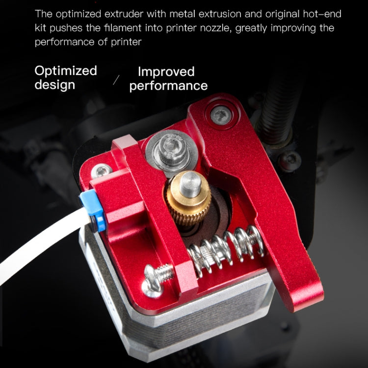Creality All Metal Red Block Bowden Extruder Kit for Ender-3 / Ender-3 Pro / Ender-3 V2 / CR-10 Pro V2 3D Printer - Parts by Creality | Online Shopping South Africa | PMC TechLife | Buy Now Pay Later Mobicred