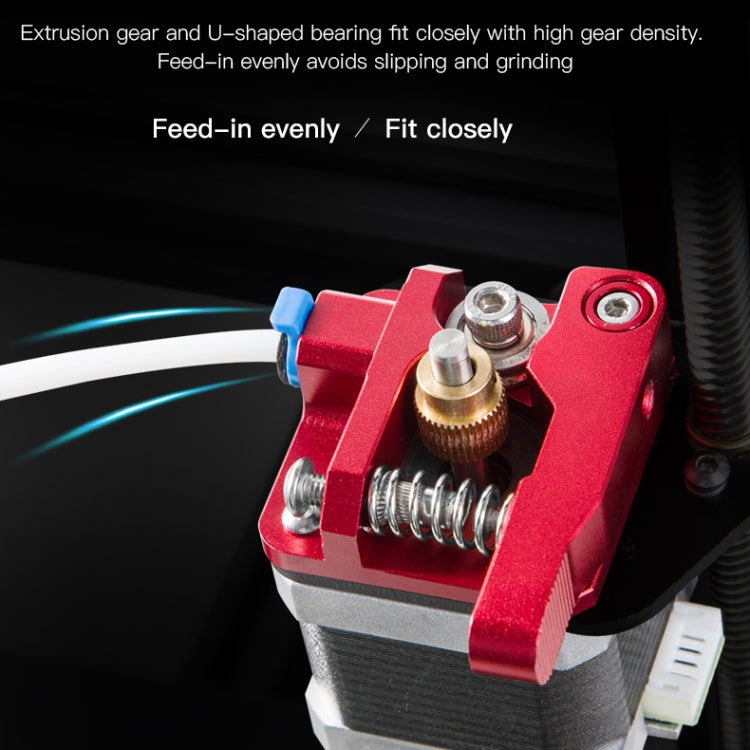 Creality All Metal Red Block Bowden Extruder Kit for Ender-3 / Ender-3 Pro / Ender-3 V2 / CR-10 Pro V2 3D Printer - Parts by Creality | Online Shopping South Africa | PMC TechLife | Buy Now Pay Later Mobicred