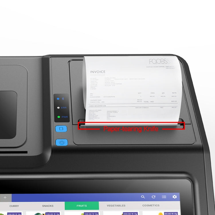 SGT-101W 10.1 inch Capacitive Touch Screen Cash Register, Intel J1900 Quad Core 2.0GHz, 4GB+64GB, AU Plug - Printer by PMc TechLife | Online Shopping South Africa | PMc TechLife | Buy Now Pay Later Mobicred