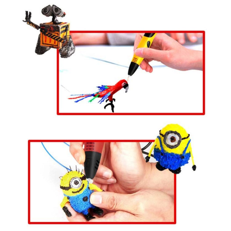 Gen 6th ABS / PLA Filament Kids DIY Drawing 3D Printing Pen with LCD Display(Red+Black) - 3D Printer by PMC TechLife | Online Shopping South Africa | PMC TechLife | Buy Now Pay Later Mobicred