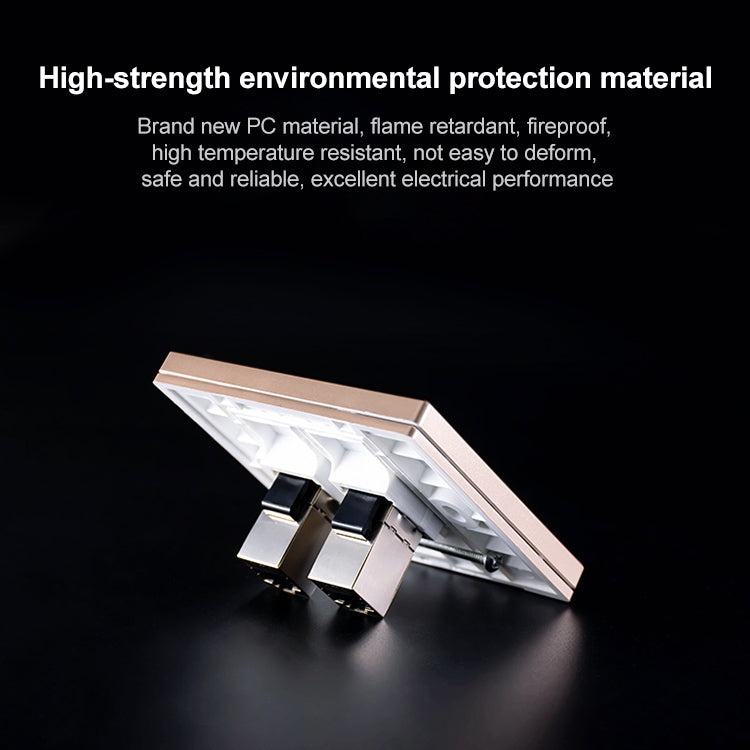 CAT.6 Shielded Pass-through Network Module, Dual Ports Panel + Shielded Pass-through + Telephone Socket (Grey) - Lan Cable and Tools by PMC TechLife | Online Shopping South Africa | PMC TechLife