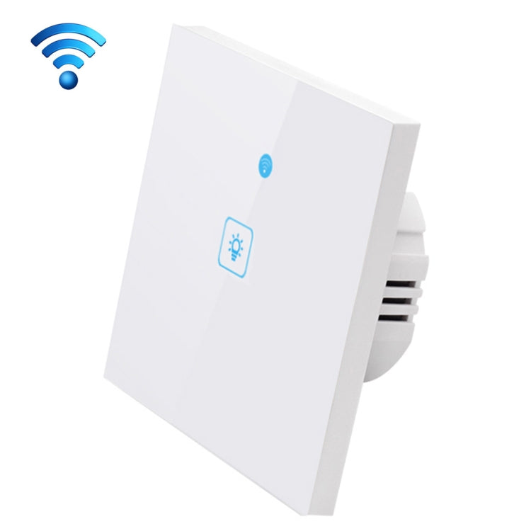 WS-EU-01 EWeLink APP & Touch Control 2A 1 Gang Tempered Glass Panel Smart Wall Switch, AC 90V-250V, EU Plug - Smart Socket by PMC TechLife | Online Shopping South Africa | PMC TechLife | Buy Now Pay Later Mobicred