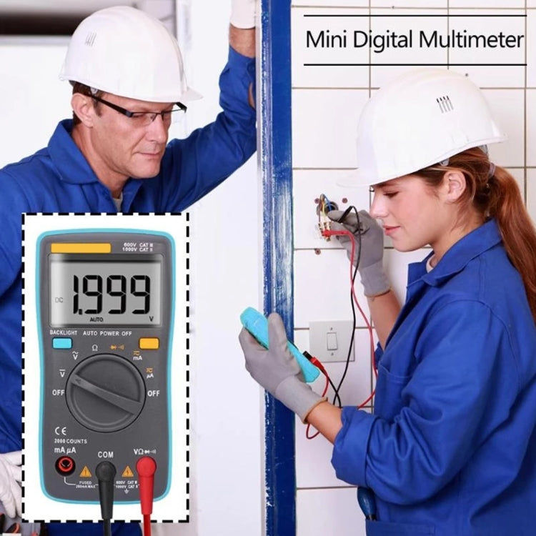 ZT98 CAT III  600V Portable Digital Multimeter 2000 Counts Back-light AC / DC Current Voltage Tester Meter with LCD Screen & Holder - Current & Voltage Tester by PMC TechLife | Online Shopping South Africa | PMC TechLife | Buy Now Pay Later Mobicred