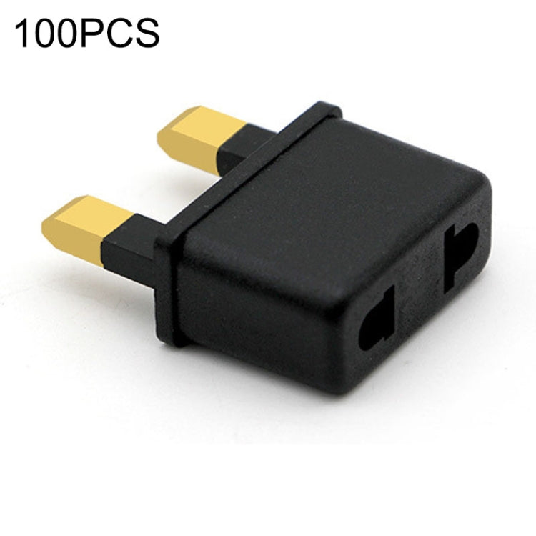 100 PCS UK Plug to US/EU Plug Adapter Power Socket Travel Converter - Plug Adaptor by PMC TechLife | Online Shopping South Africa | PMC TechLife | Buy Now Pay Later Mobicred