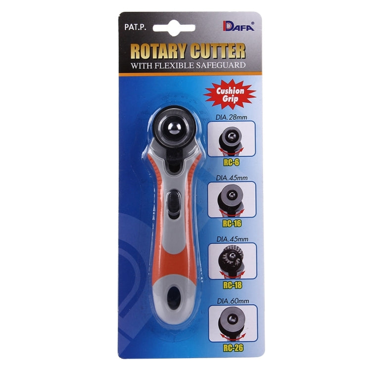 DAFA RC-6 28mm Dia Blade Straight Handle Rotary Cutter with Safeguard - Others by PMC TechLife | Online Shopping South Africa | PMC TechLife | Buy Now Pay Later Mobicred