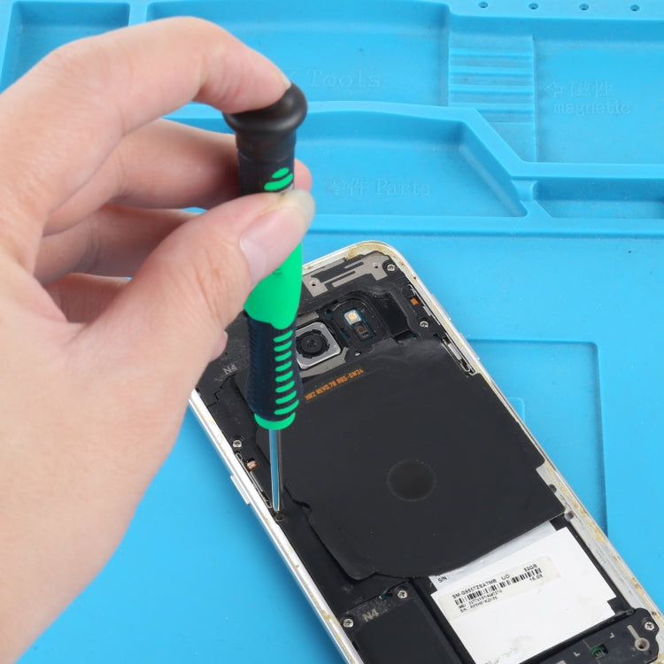 JIAFA JF-607-1.5 Cross 1.5 Mobile Phone Repair Screwdriver (Green) - free shipping - PMC TechLife - Order now!
