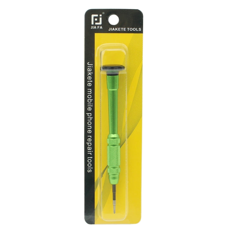 JIAFA JF-609-1.5 Cross 1.5 Mobile Phone Repair Screwdriver (Green) - Screwdriver by JIAFA | Online Shopping South Africa | PMc TechLife | Buy Now Pay Later Mobicred
