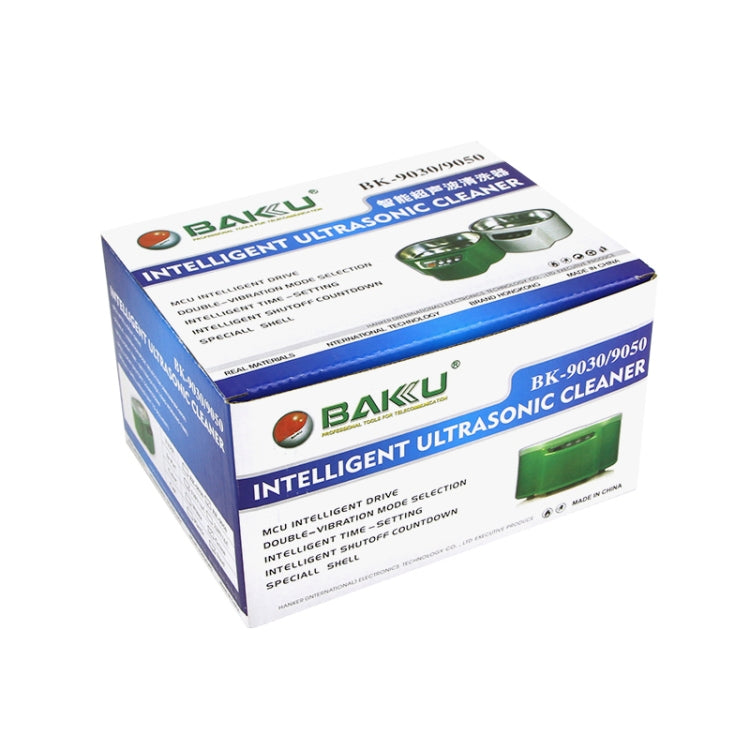 BAKU BK-9030 30W 0.8L LCD Display Ultrasonic Cleaner, AC 110V, US Plug(White) - free shipping - PMC TechLife - Order now!