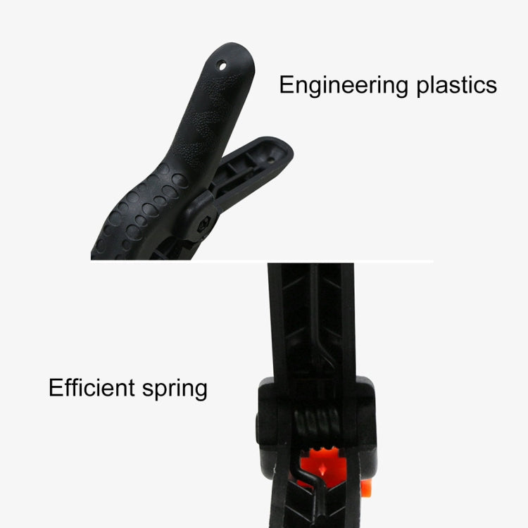 Woodworking Photo Studio Photography Backdrop Nylon Clip Support Spring Clamp, Length: 212mm - Clamps by PMC TechLife | Online Shopping South Africa | PMC TechLife