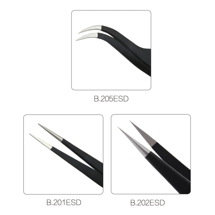 BEST BST-202ESD  Best electronic hand tool tweezers - free shipping - PMC TechLife - Order now!