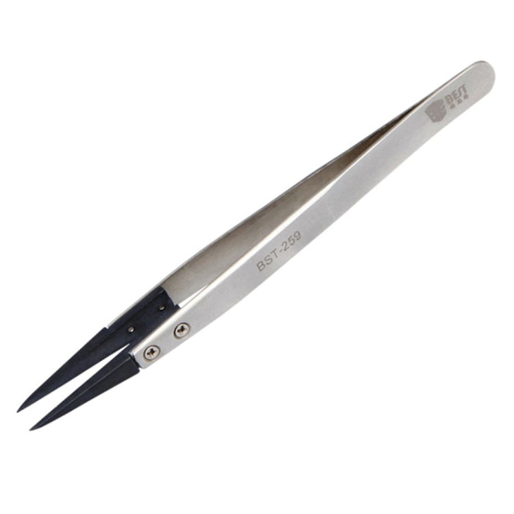 BEST BST-259 Stainless Steel Snti Static Tweezer - Tweezers by BEST | Online Shopping South Africa | PMC TechLife | Buy Now Pay Later Mobicred