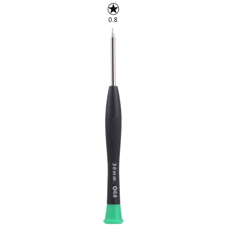 JIAFA JF-614 0.8 Metal + Plastic Mobile Phone Repair Tool Five Star Screwdriver(Green) - Screwdriver by JIAFA | Online Shopping South Africa | PMC TechLife