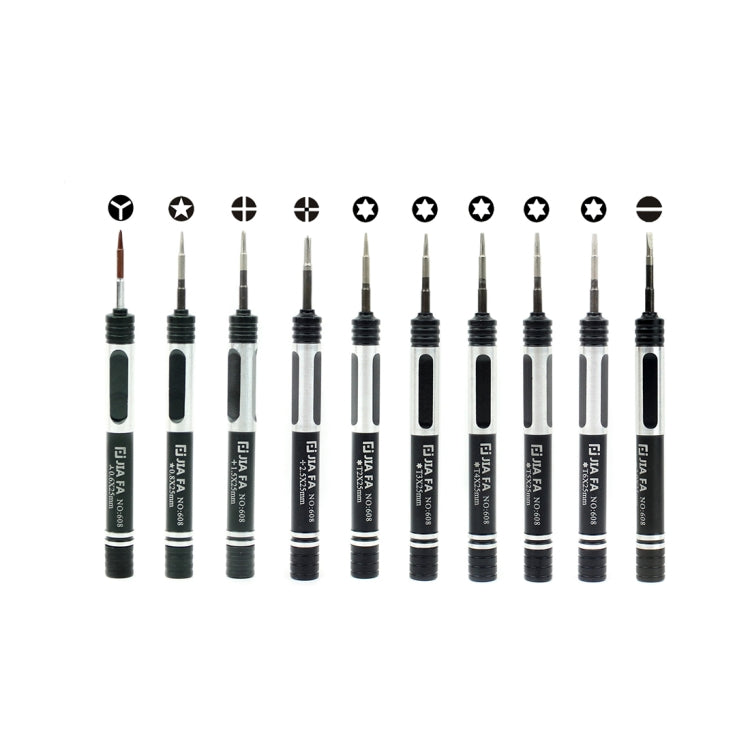 JF-8134 10 in 1 Multi-model Available Metal Mobile Phone Repair Tool Combination Screwdriver - free shipping - PMC TechLife - Order now!