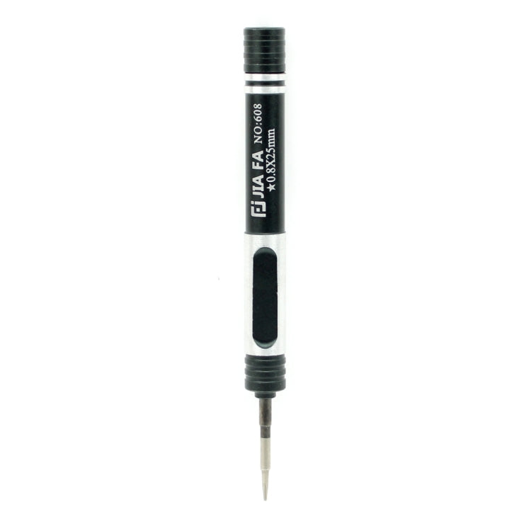 JIAFA JF-608-02 Five Star 0.8 Screwdriver for iPhone Charging Port Screws(Black) - Screwdriver by JIAFA | Online Shopping South Africa | PMc TechLife | Buy Now Pay Later Mobicred