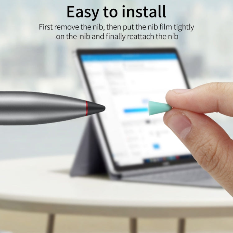 8 PCS Non-slip Mute Wear-resistant Nib Cover for M-pencil Lite (Black) - free shipping - PMC Jewellery - Order now!