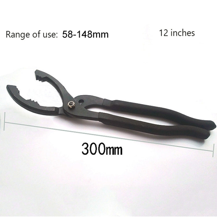 12 Inch Car Repairing Oil Filter Wrench Plier Disassembly Dedicated Clamp Filter Grease Wrench Special Tools - Hand Tool Sets by PMC TechLife | Online Shopping South Africa | PMC TechLife | Buy Now Pay Later Mobicred