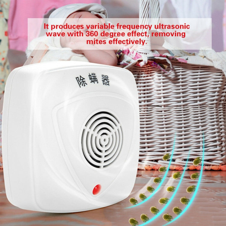 Household Wireless Ultrasonic Mites Removal Instrument Bed Vacuum Cleaner Mites Removal and Sterilization, US Plug(White) - free shipping - PMC TechLife - Order now!