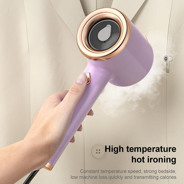 GT-01 33W Handheld Garment Steamer Electric Iron, EU Plug (Light Purple) - free shipping - PMC TechLife - Order now!