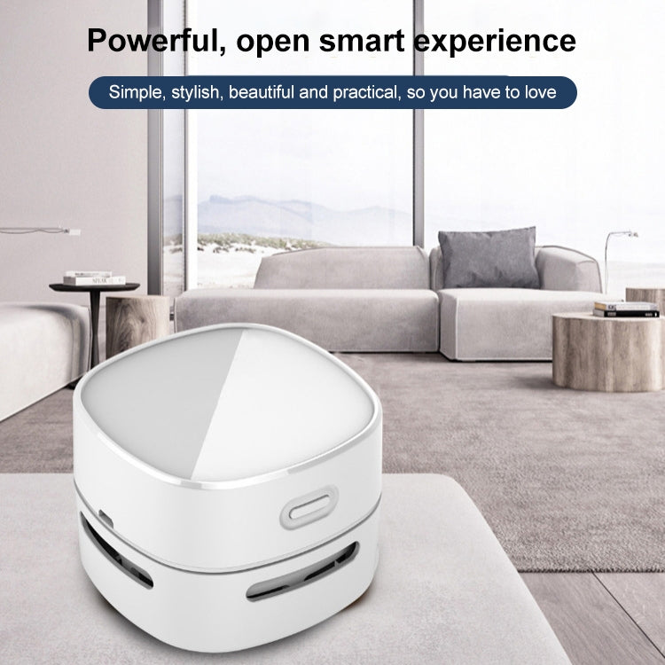3W Hardcover Battery Style Portable Handheld Wireless Mini Desktop Vacuum Cleaner(Green) - Mini Vacuum Cleaner by PMC TechLife | Online Shopping South Africa | PMC TechLife | Buy Now Pay Later Mobicred