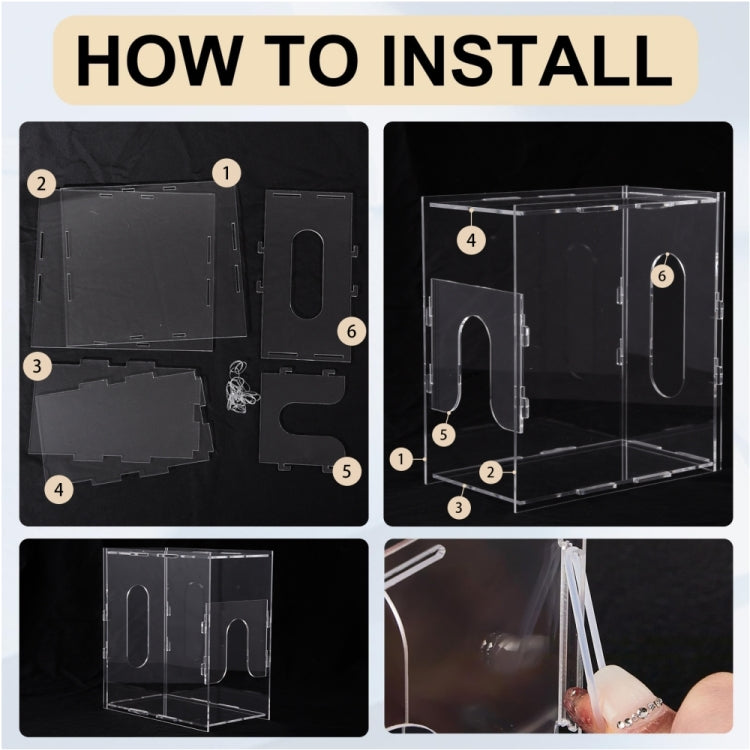 YX020 Dairy Acrylic Storage Box Breast Milk Storage Box - Storage Boxes by PMC TechLife | Online Shopping South Africa | PMC TechLife