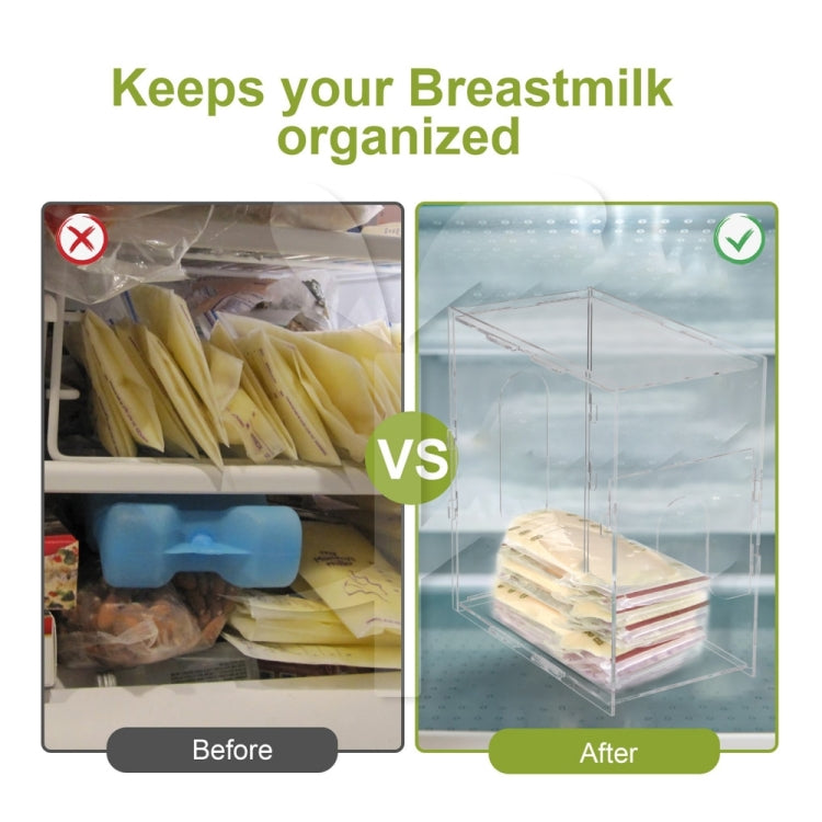 YX020 Dairy Acrylic Storage Box Breast Milk Storage Box - Storage Boxes by PMC TechLife | Online Shopping South Africa | PMC TechLife