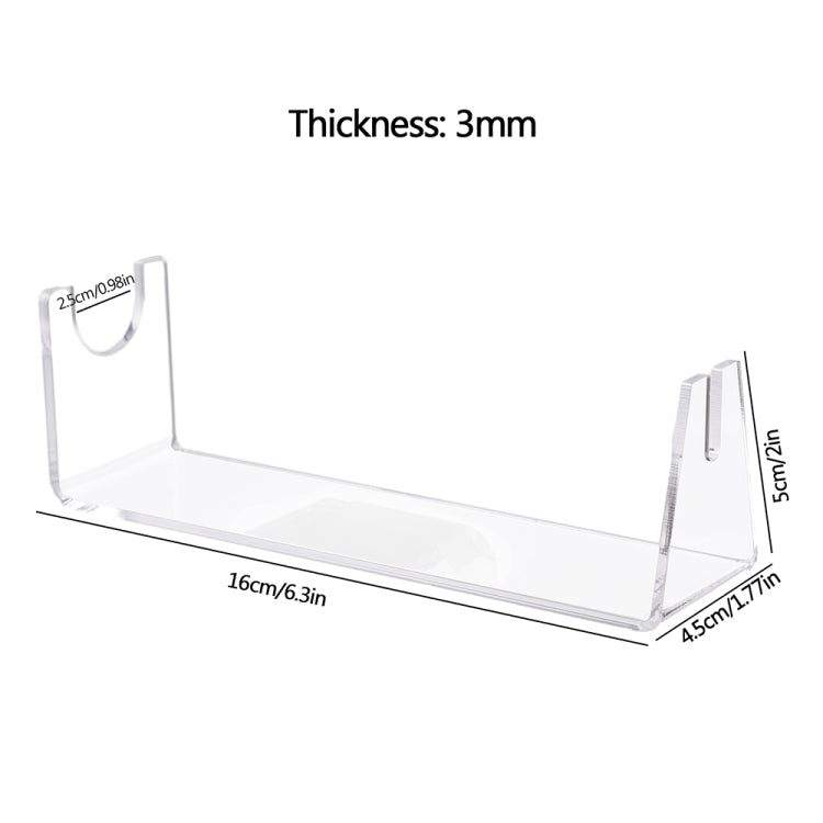 YX021-2 Acrylic Swiss Army Knife Display Knife Holder, Size: 16x4.5x5cm - Shelf & Hooks by PMc TechLife | Online Shopping South Africa | PMc TechLife | Buy Now Pay Later Mobicred