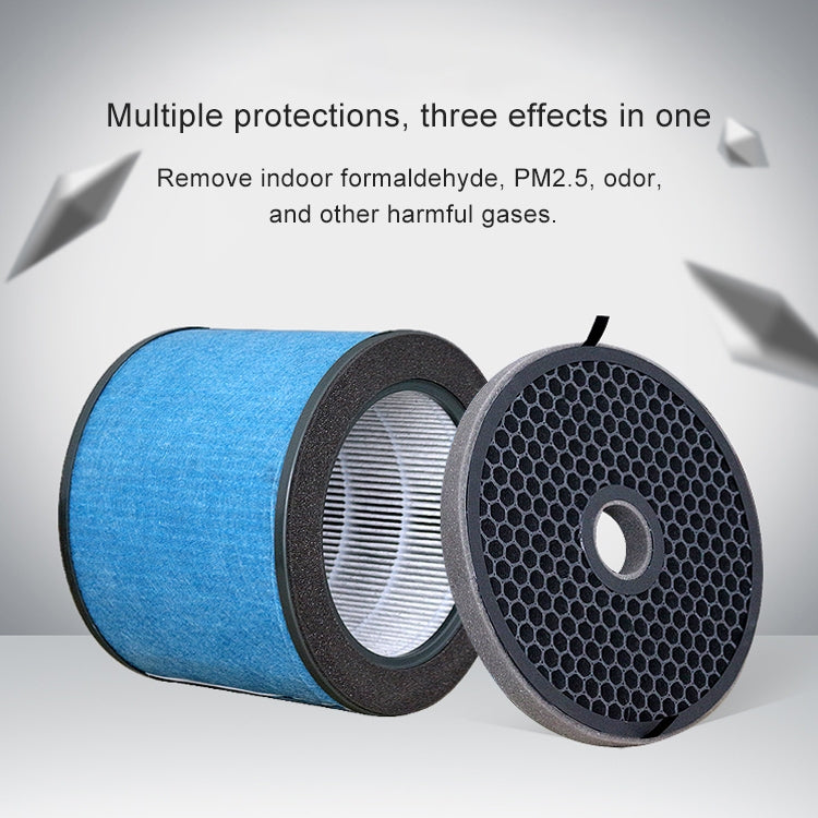 For Haier F300/MFC F330/MFA Air Purifier Replacement Screen Strainer HEPA + Activated Carbon Filter Element Set - Air Purifiers & Accessories by PMc TechLife | Online Shopping South Africa | PMc TechLife | Buy Now Pay Later Mobicred