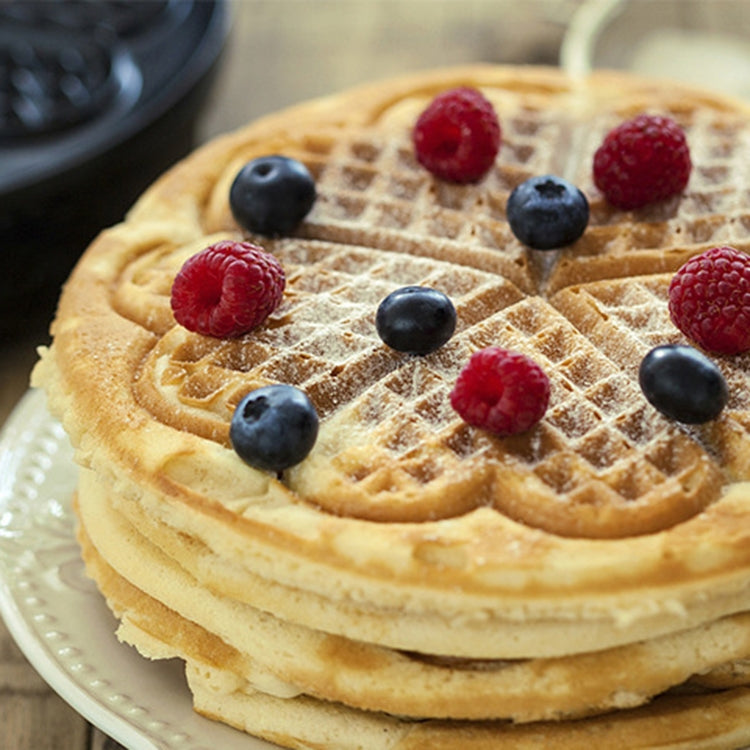 Household Waffle Maker Toaster Double Dish Heating Mini Breakfast Machine Sandwich Electric Cake Baking Machine, EU Plug - free shipping - PMC TechLife - Order now!