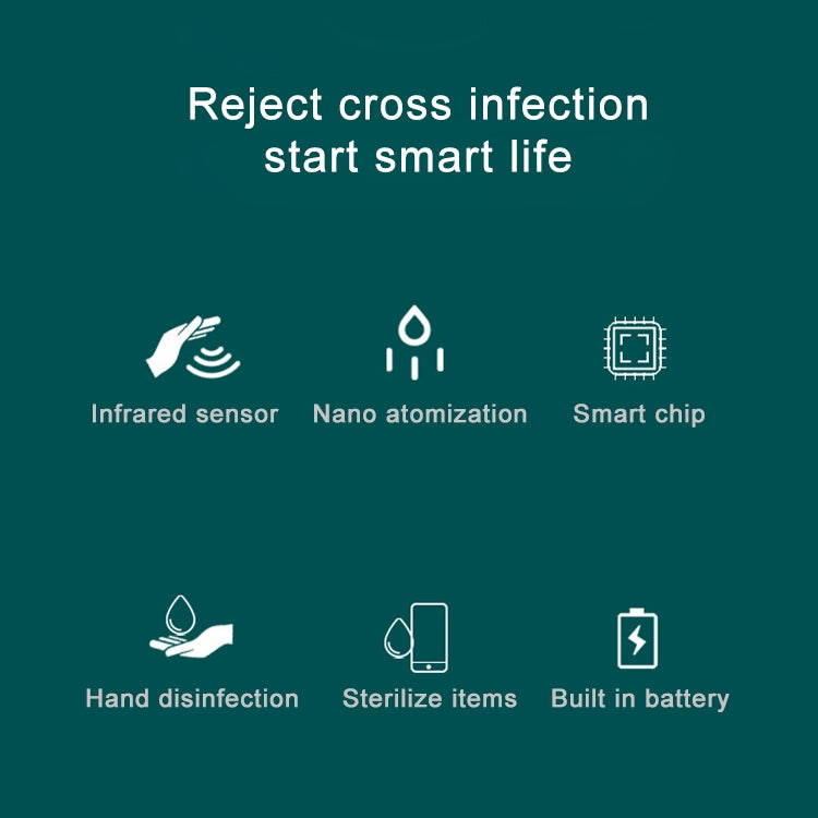 USB Smart Induction Ultrasonic Spray Humidifier with LED Indicator (White) - free shipping - PMC TechLife - Order now!