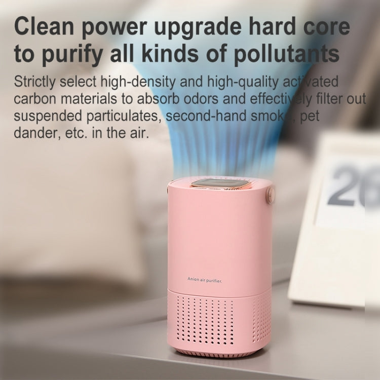 A8 Home Portable Air Purifier (Pink) - free shipping - PMC TechLife - Order now!