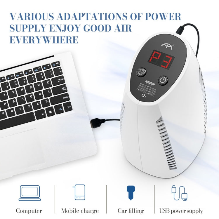 AA072 USB Power Ozone Air Purifier - free shipping - PMC TechLife - Order now!