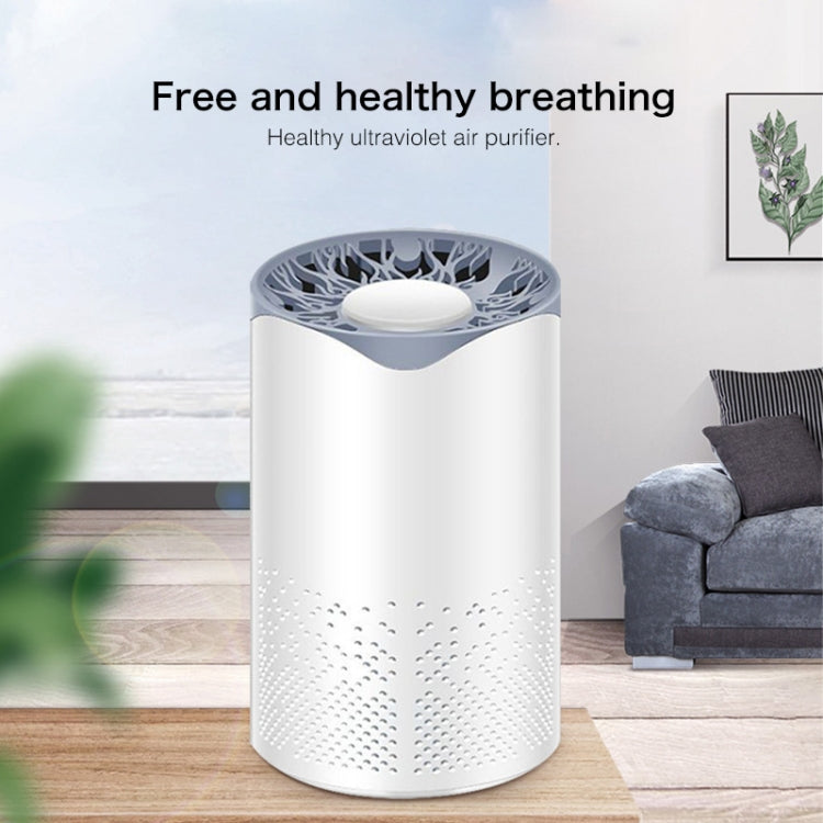 Portable Square UV Sterilization Anion Air Purifier Car Home Air Humidifier (White) - free shipping - PMC TechLife - Order now!