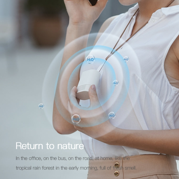 HE-K001 Hanging Neck Negative Ion Air Purifier Portable Household Formaldehyde Removal Portable Purifier(White) - free shipping - PMC TechLife - Order now!