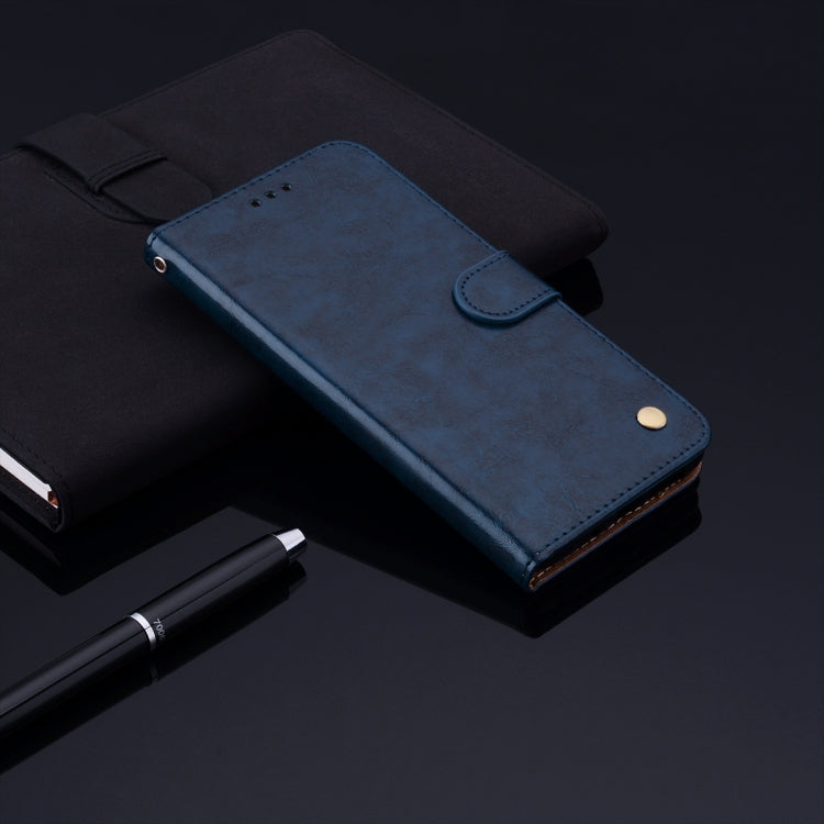 Business Style Oil Wax Texture Horizontal Flip Leather Case for Huawei Mate 20 Pro, with Holder & Card Slots & Wallet (Blue) - Huawei Cases by PMC TechLife | Online Shopping South Africa | PMC TechLife | Buy Now Pay Later Mobicred