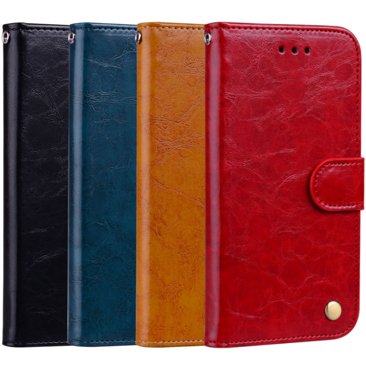Business Style Oil Wax Texture Horizontal Flip Leather Case for Huawei Mate 20 Pro, with Holder & Card Slots & Wallet (Blue) - Huawei Cases by PMC TechLife | Online Shopping South Africa | PMC TechLife | Buy Now Pay Later Mobicred
