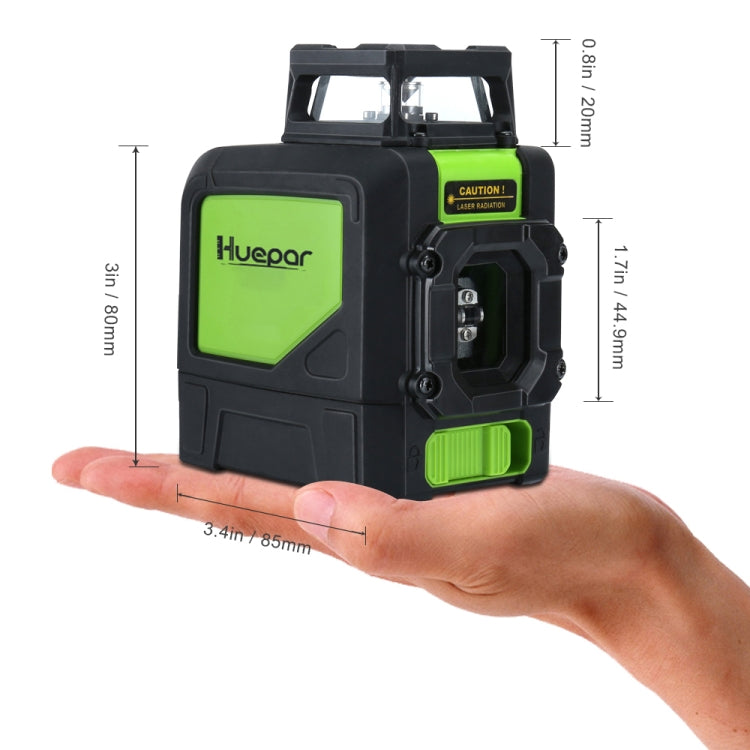 901CR H360 Degrees / V130 Degrees Laser Level Covering Walls and Floors 5 Line Red Beam IP54 Water / Dust proof(Red) - Laser Rangefinder by PMC TechLife | Online Shopping South Africa | PMC TechLife | Buy Now Pay Later Mobicred