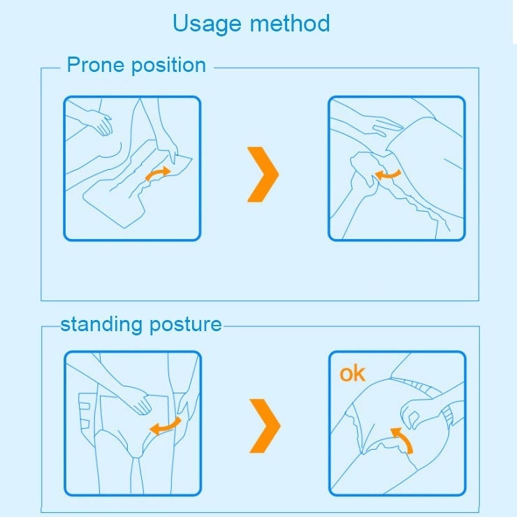 KANG YI DOCTOR Adult Diapers Cloth for Disabled Old Women and Men Disposable Nappy Incontinence, L, Suitable for waistline: 1.7-2.5 Feet - free shipping - PMC TechLife - Order now!