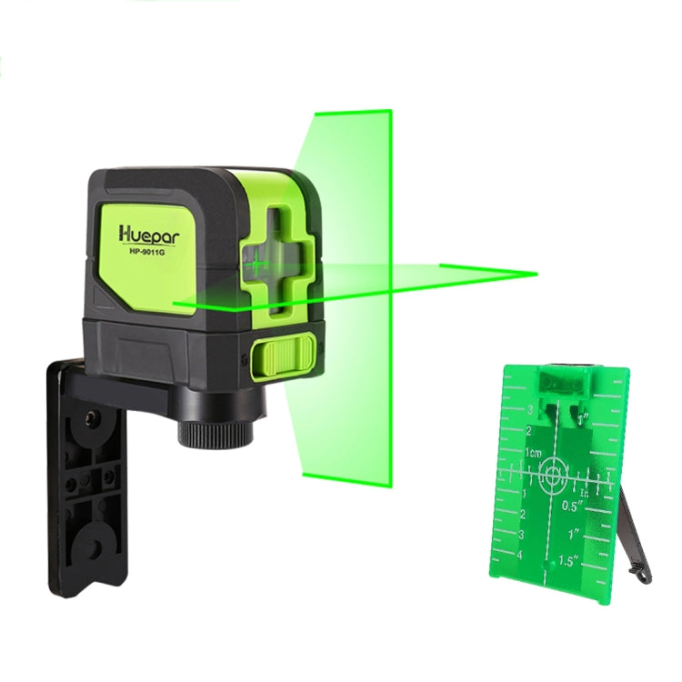 9011G 1V1H 15mW 2 Line Green Beam Laser Level Covering Walls and Floors(Green) - Laser Rangefinder by PMC TechLife | Online Shopping South Africa | PMC TechLife | Buy Now Pay Later Mobicred