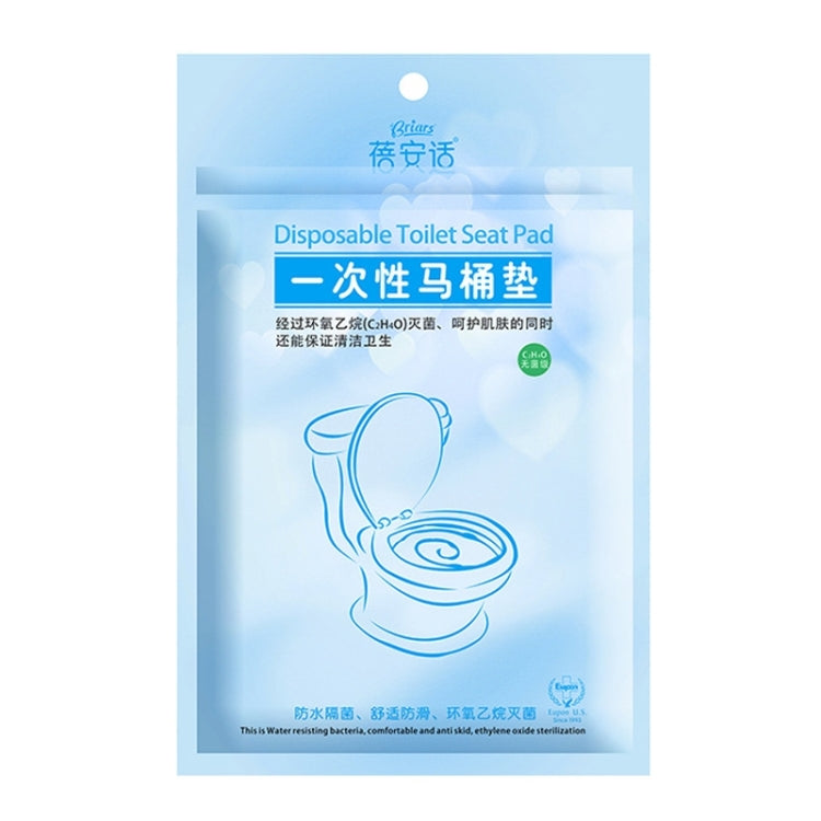 10 PCS Waterproof Anti-bacterium Travel Disposable Toilet Seat Cover Mat Toilet Paper Pad - Bath Mats by PMC TechLife | Online Shopping South Africa | PMC TechLife | Buy Now Pay Later Mobicred