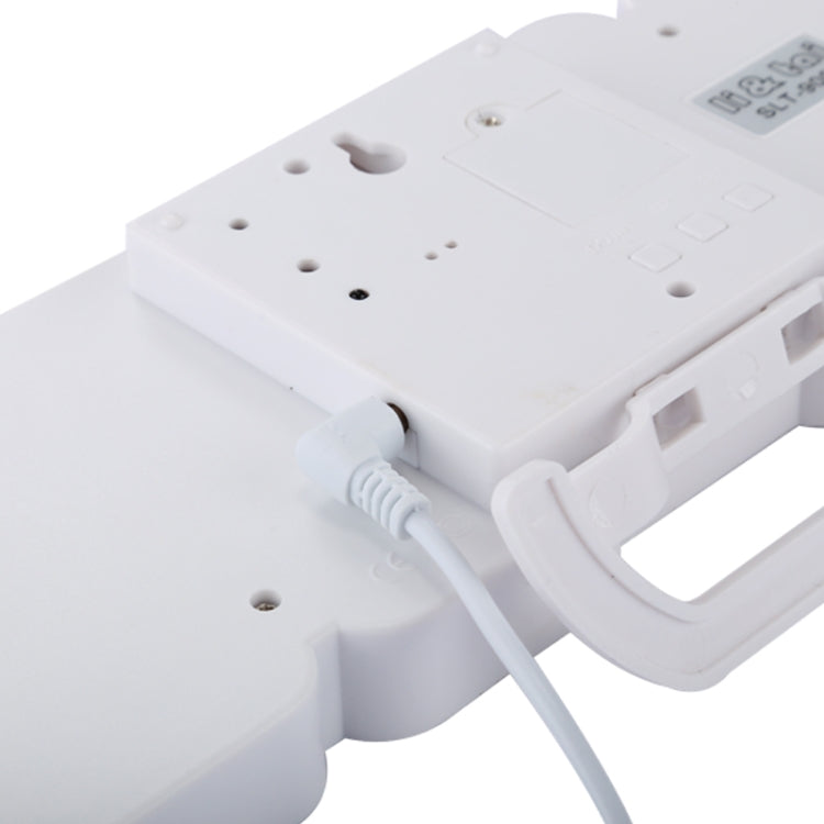 Modern 3D LED Sound Control Colorful Digital Alarm Clock Adjust Brightness Electronic Wall Glowing Hanging Clock with Remote Control(White) - Wall Clock by PMc TechLife | Online Shopping South Africa | PMc TechLife | Buy Now Pay Later Mobicred