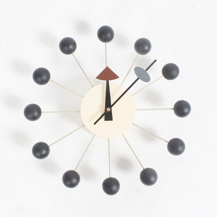 Stylish Background Minimalis Circular Balls Candy Wall Clock Creative Decoration Clock Ferris Wheel Clock(Black) - free shipping - PMc TechLife - Order now!