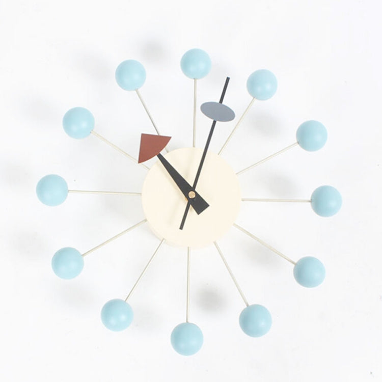 Stylish Background Minimalis Circular Balls Candy Wall Clock Creative Decoration Clock Ferris Wheel Clock(Baby Blue) - Wall Clock by PMc TechLife | Online Shopping South Africa | PMc TechLife | Buy Now Pay Later Mobicred