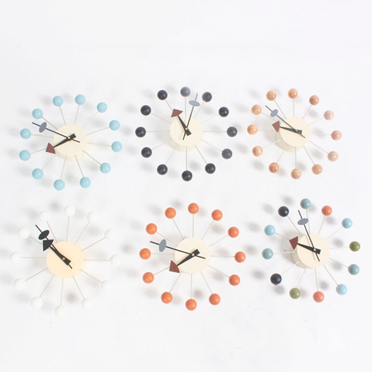 Stylish Background Minimalis Circular Balls Candy Wall Clock Creative Decoration Clock Ferris Wheel Clock(Black) - free shipping - PMc TechLife - Order now!